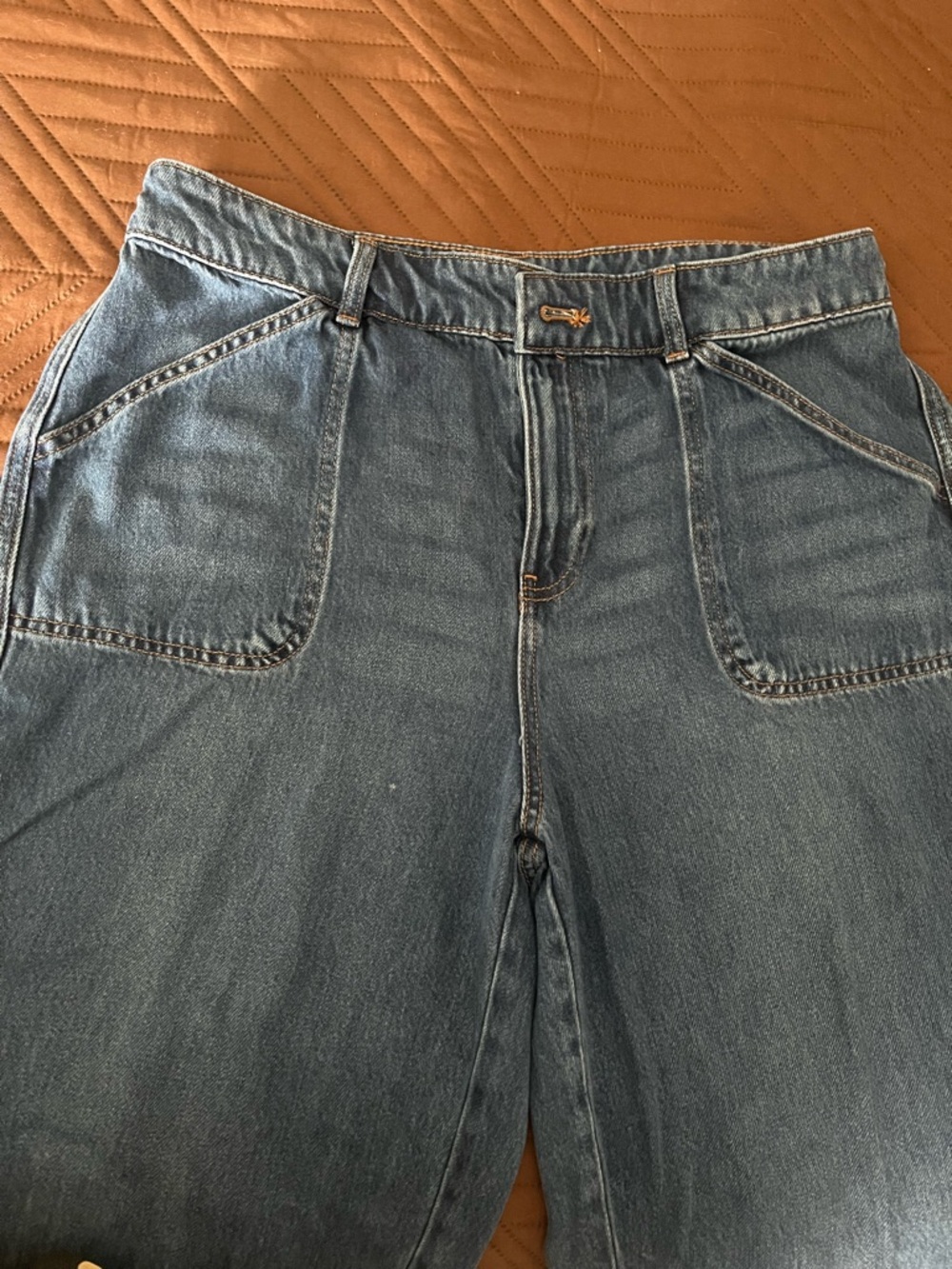 Talbots Blue Cropped Ankle Jeans